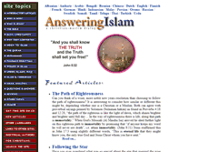 Tablet Screenshot of answeringislam.org